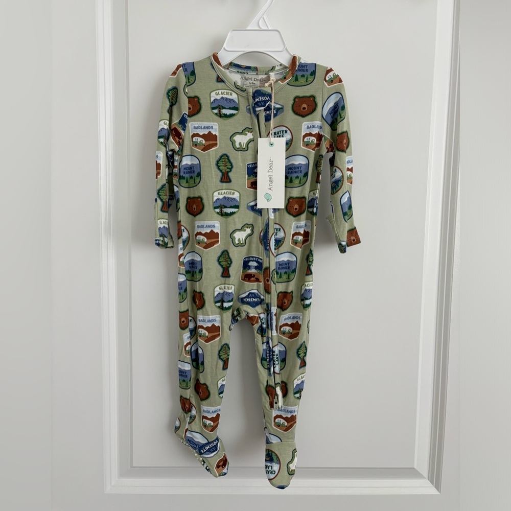 NWT Angel Dear National Parks West Footie - 6-9month